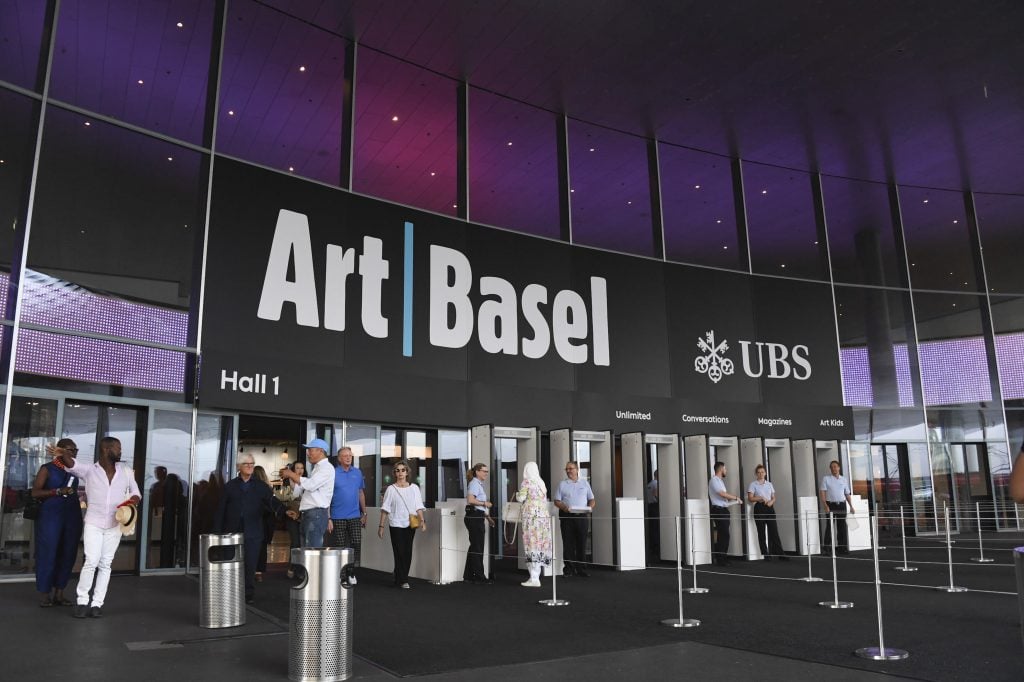 Art Basel 2023 at Messe Basel on June 14, 2023 in Basel, Switzerland. Photo by David M. Benett/Jed Cullen/Dave Benett/Getty Images.
