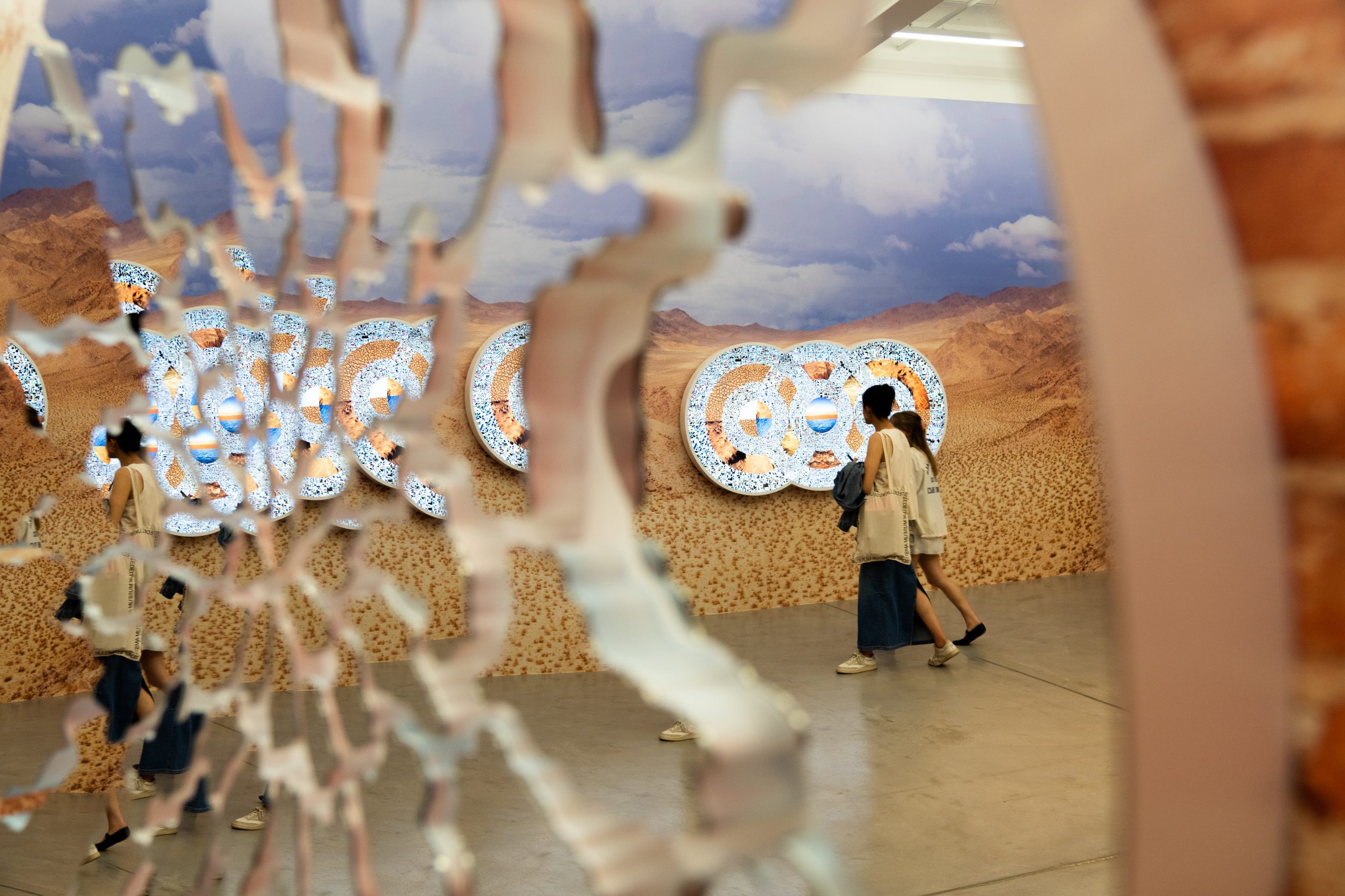 Installation view, "HOWL," Doug Aitken, Galerie Eva Pressenhuber. Courtesy Zurich Art Weekend. Photo: Urs Westermann.