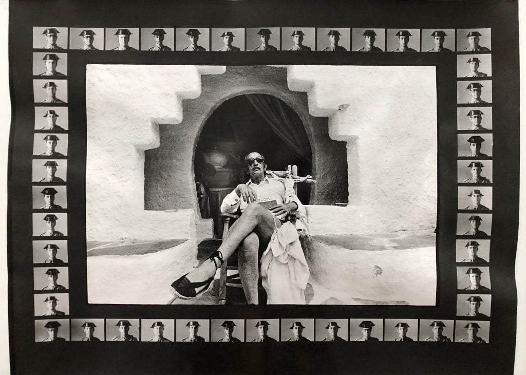 Alex Kayser's photograph of Salvador Dalí (ca. 1986). Courtesy of Galerie Esther Woerdehoff & the Alex Kayser Foundation.