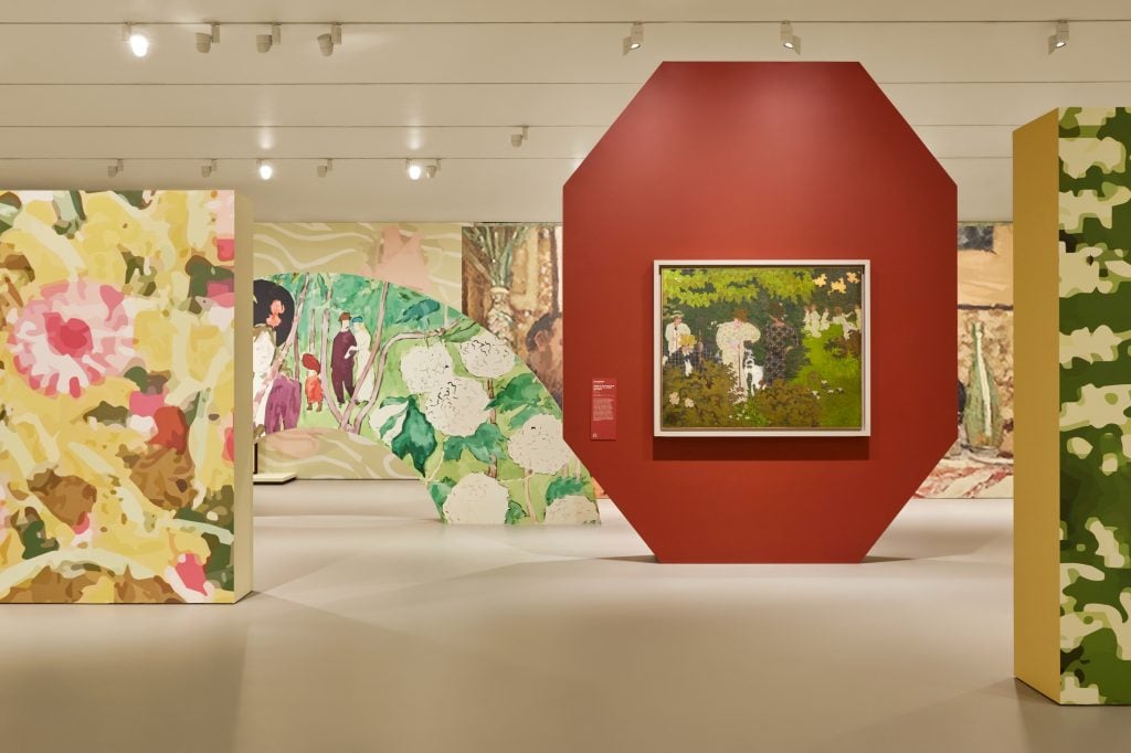 Installation view "Pierre Bonnard: Designed by India Mahdavi" 2023. Courtesy of the National Gallery of Victoria in Melbourne. Photo by Lillie Thompson.