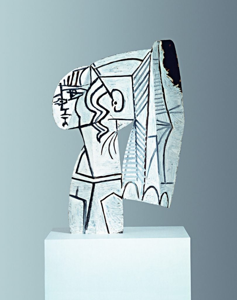 Pablo Picasso, <I>Sylvette, Vallauris</i> (1954). © Fondation Hubert Looser, Zurich. © Succession Pablo Picasso, VEGAP, Madrid, 2023. 