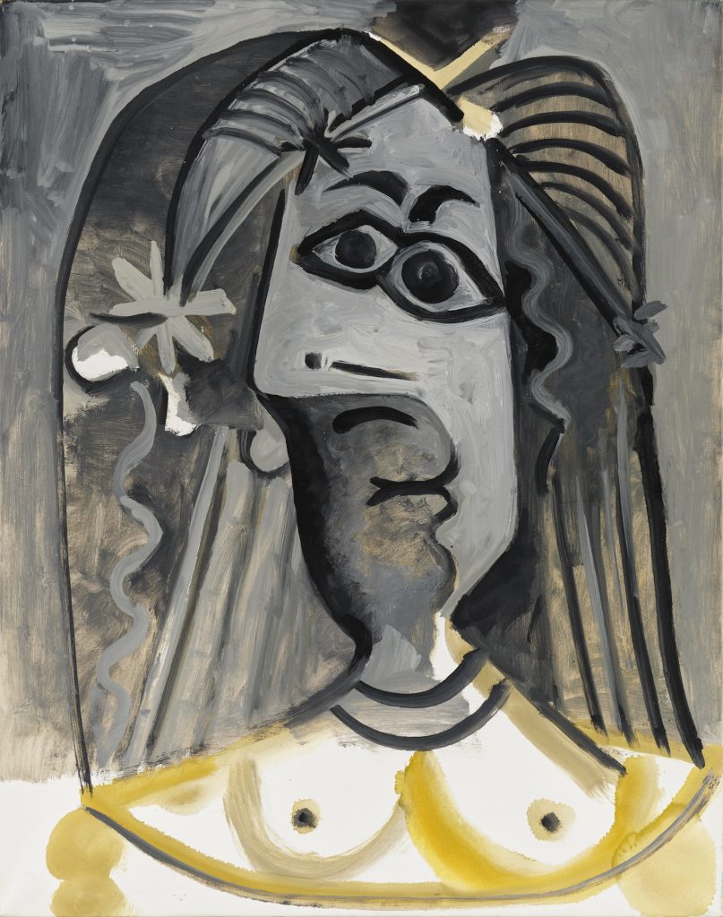 Pablo Picasso, <i> Buste du femme</i> (1971). Image courtesy Van Ham auctions, Cologne, Germany. <br>© Foto: VAN HAM Kunstauktionen | nadinepreiss.de