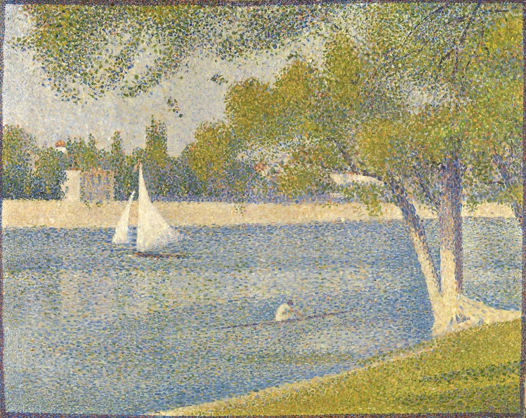 Georges Seurat, <em>The Seine at La Grande-Jatte</em> (1888). Courtesy of the Art Institute of Chicago.