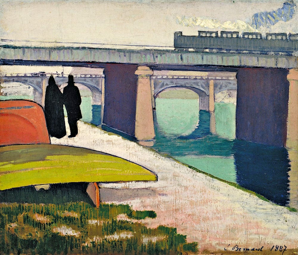 Émile Bernard, <em>Iron Bridges at Asnières</em> (1887). Courtesy of the Art Institute of Chicago.
