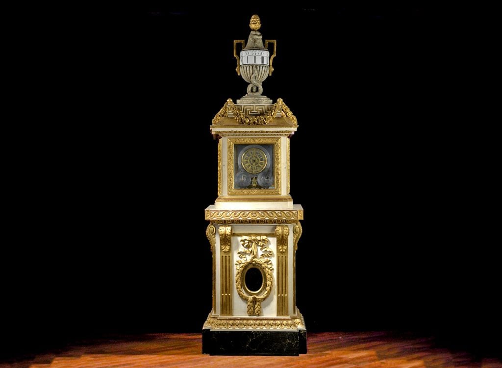 A monumental 18-century astronomical clock, by Jean Louis Bouchet. Courtesy of De Baecque and Associates.