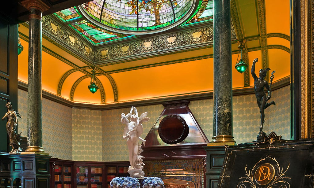 The Maher Gallery inside the Driehaus Museum. Courtesy of Driehaus Museum.