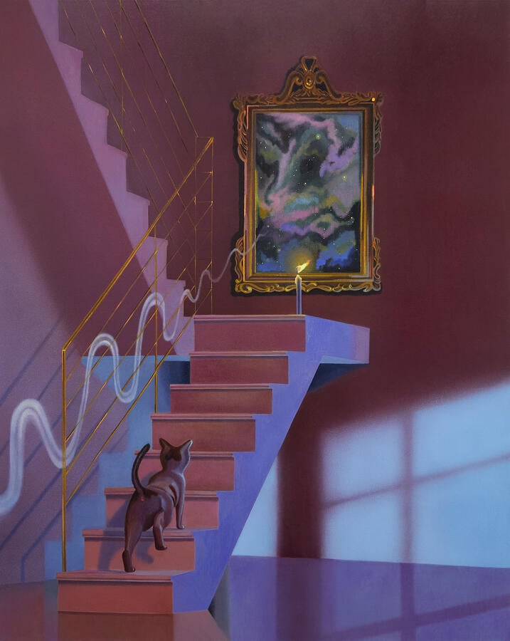 Cindy Bernhard, Stairway (2023). Courtesy of Monya Rowe Gallery.