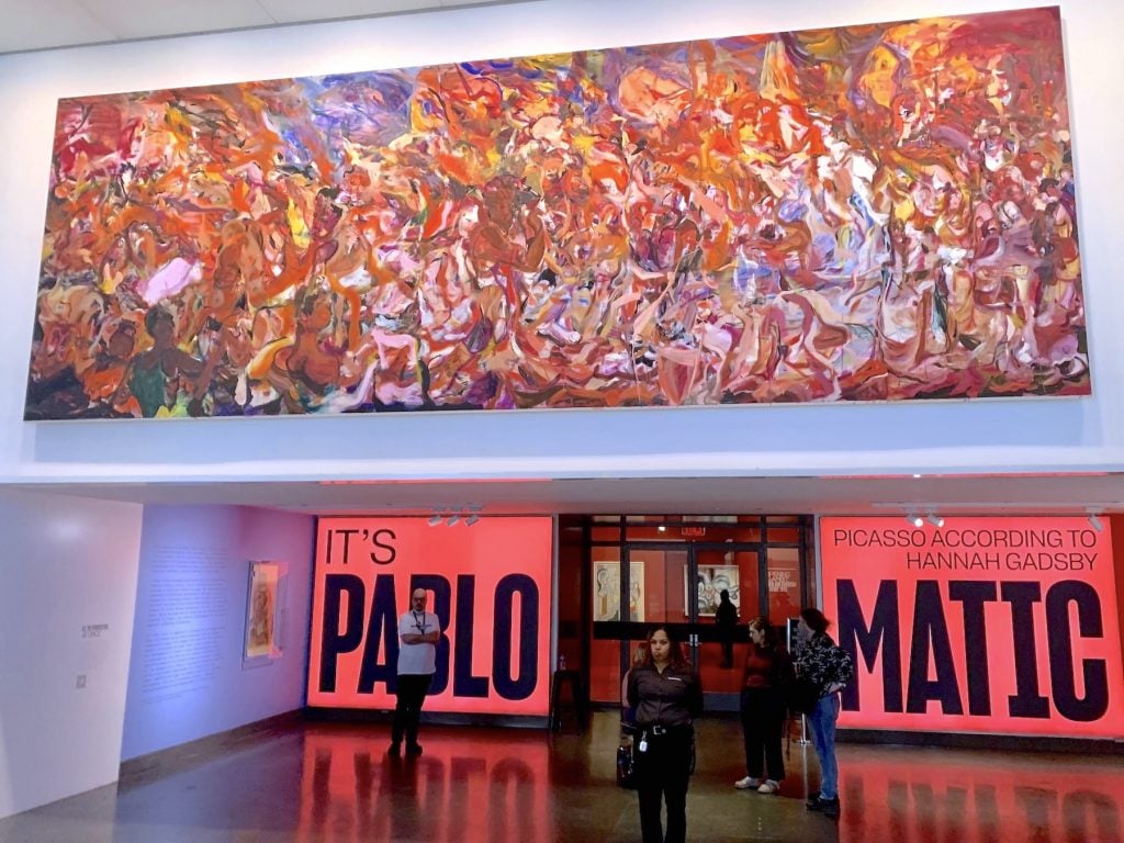 Entrance to "It's Pablo-matic" 