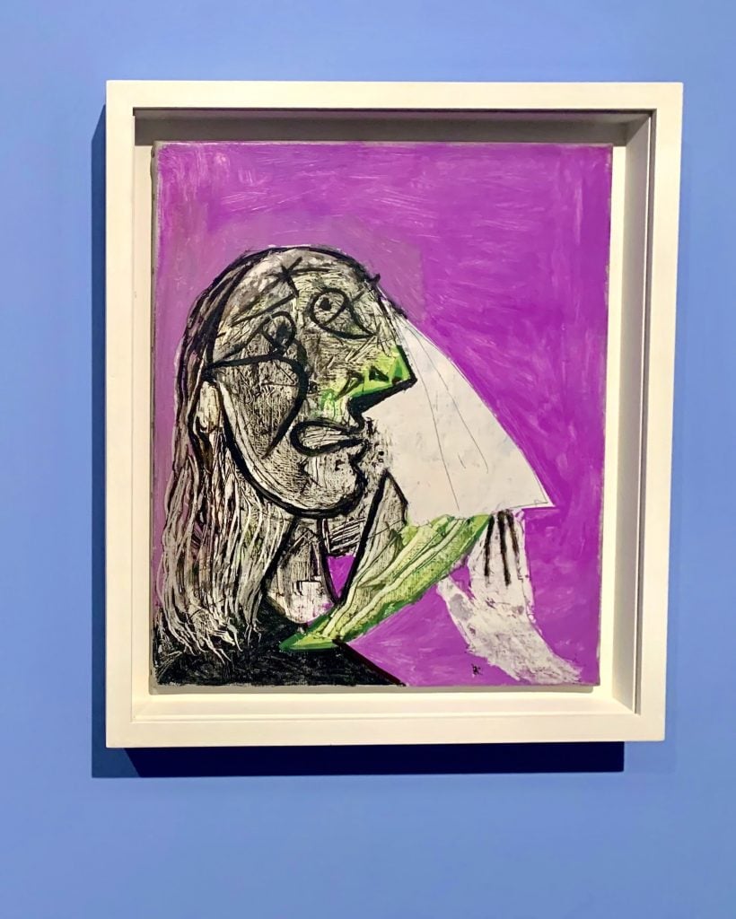 Pablo Picasso, The Crying Woman (1937) in "It's Pablo-matic." 