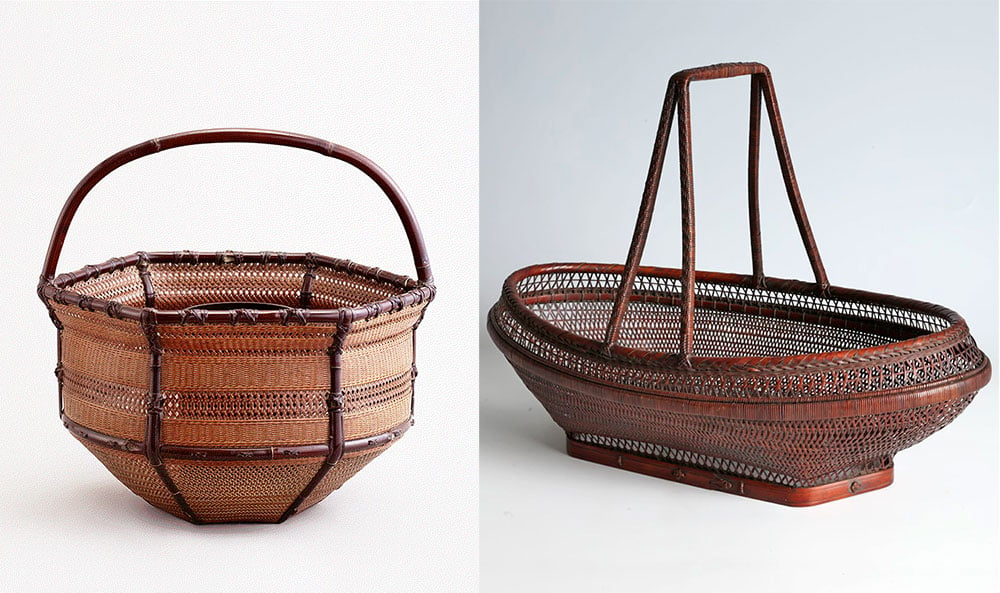 Japanese basketry. Courtesy of Thompsen Gallery.