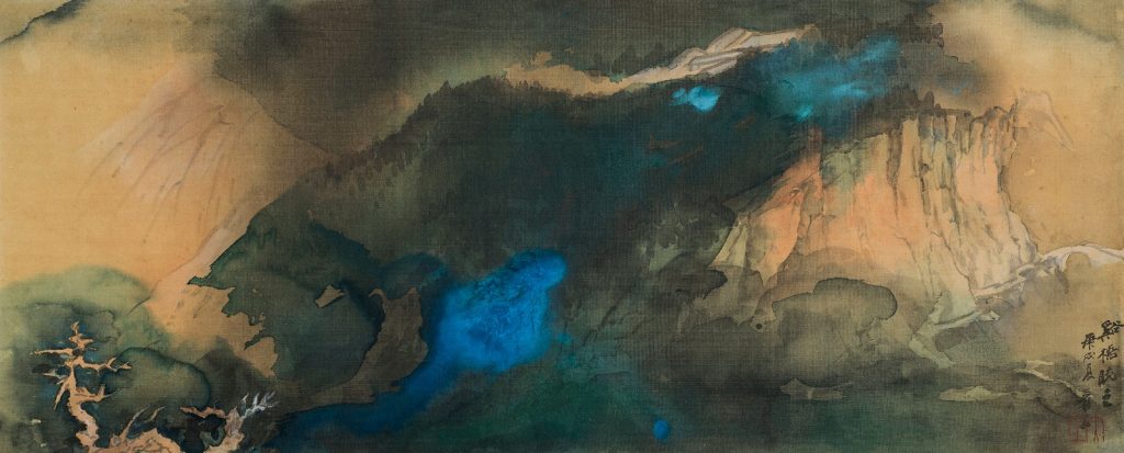 Zhang Daqian, <i>Evening Color</i> (1970). Courtesy of Holly's International Auctions Co., Ltd.