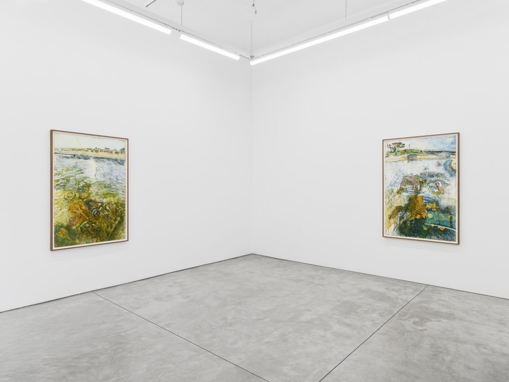 Installation view of "Sterling Wells: Another Flood" at the Night Gallery in Los Angeles.  Photo courtesy of Night Gallery, Los Angeles.
