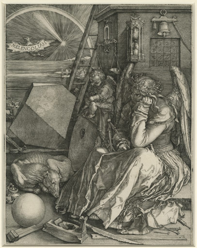 Albrecht Dürer (1471 - 1528), Melencholia I (c. 1514). The Whitworth, The University of Manchester. Photo by Michael Pollard.