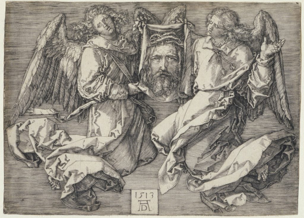 Albrecht Dürer (1471 - 1528), The Sudarium Held by two Angels (c. 1513). The Whitworth, The University of Manchester. Photo by Michael Pollard.