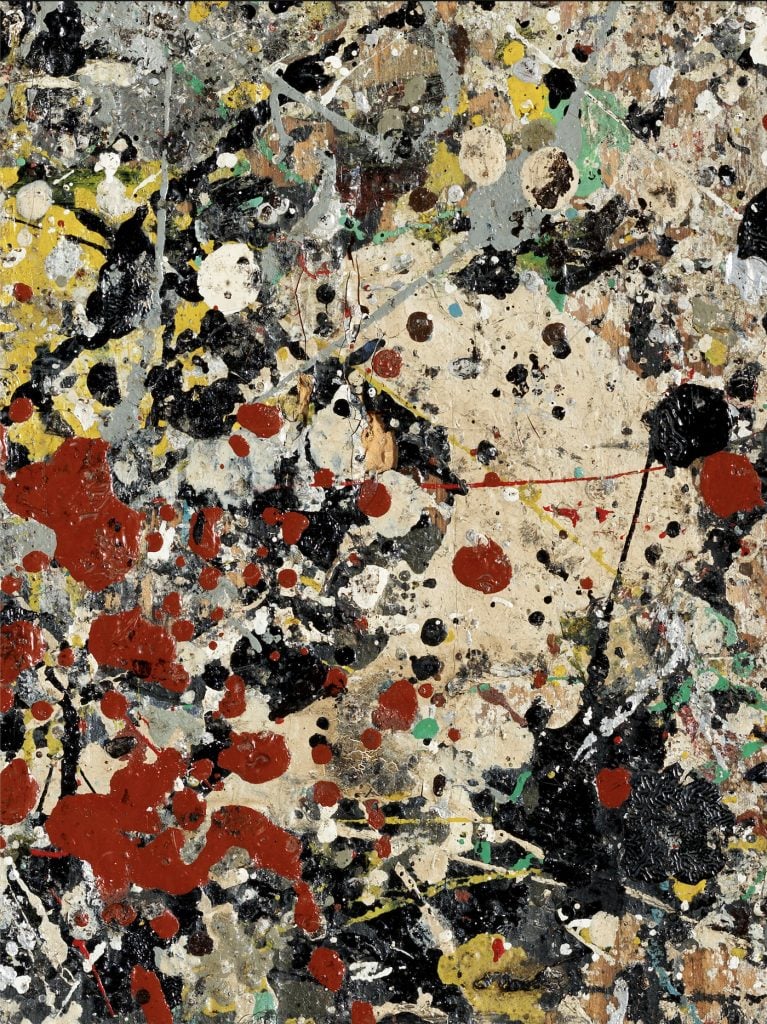 Jackson Pollock’s Paint-Splattered Studio Floor, Caked With Residues of ...