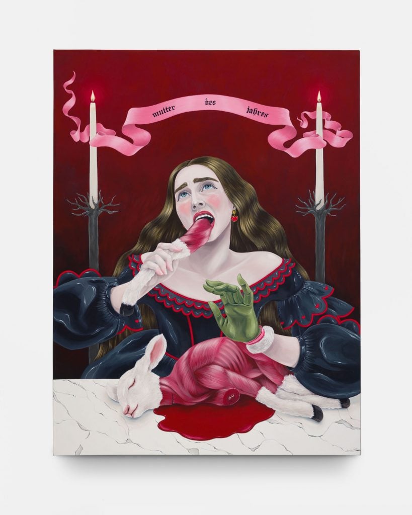 Jeanine Brito, O wretched vanity! O grief! O guilt! (2023). Courtesy of Nicodim Gallery, Los Angeles.