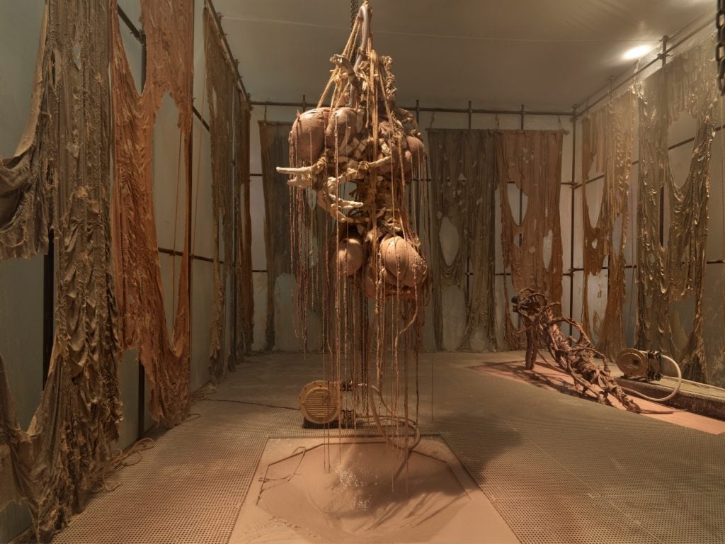 Contemporary artists like Aria Dean, Mire Lee, and Kat Lyons are exploring the symbol of the slaughterhouse in their art.