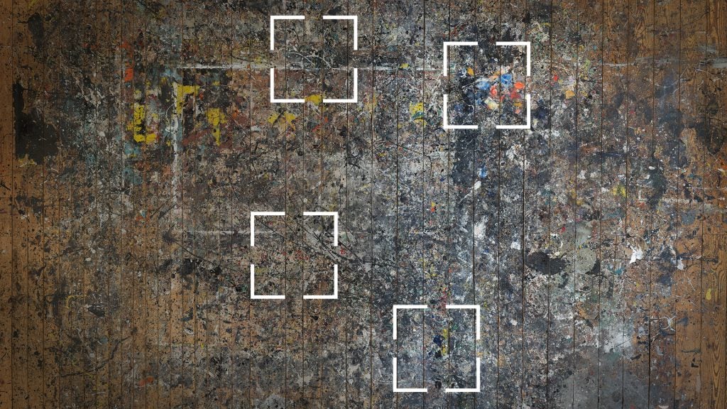 Jackson Pollock’s Paint-Splattered Studio Flooring, Caked With Residues ...