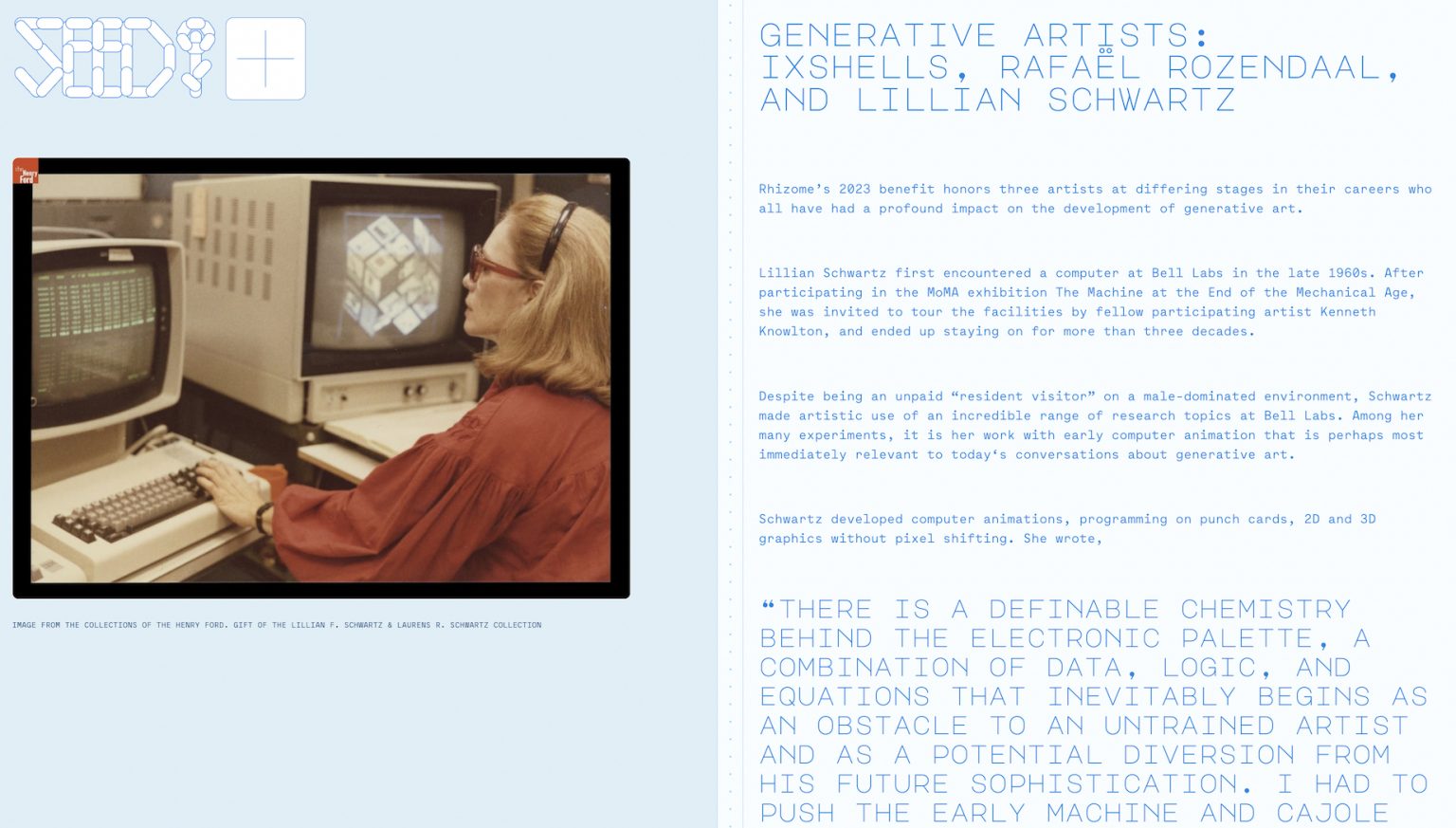 Digital Art Organization Rhizome’s New Blockchain Program Is an NFT