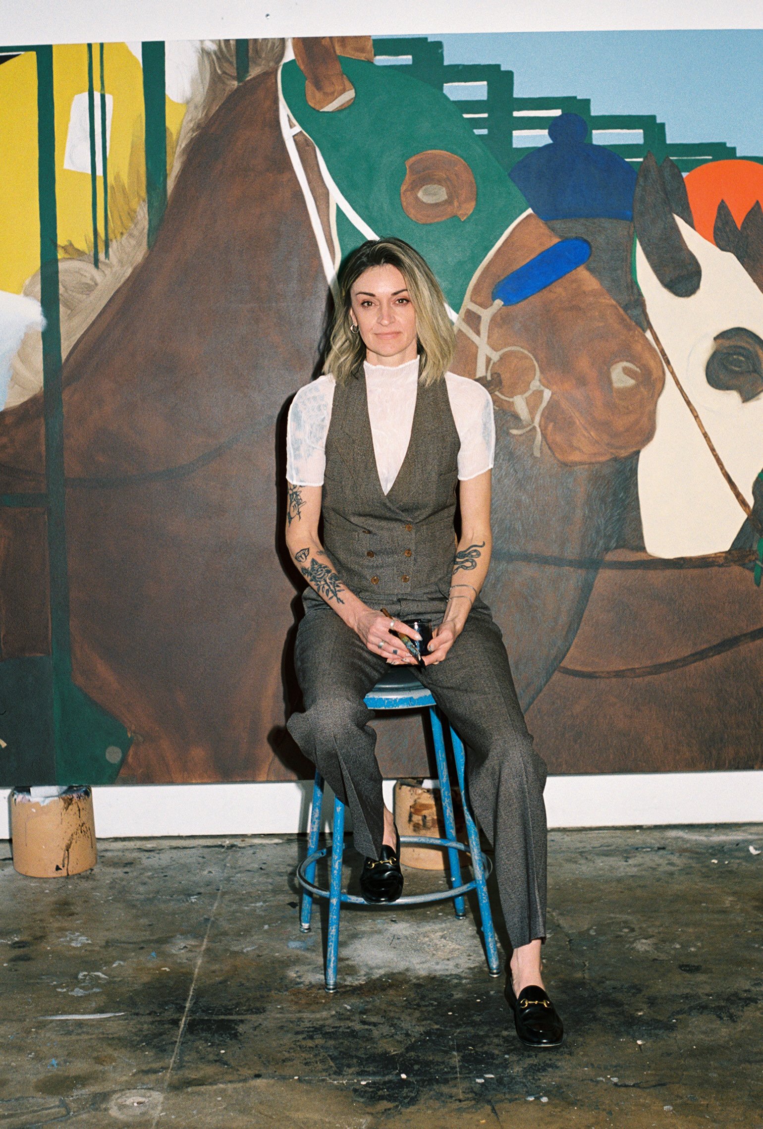 I Hope the Kink Comes Through Up-and-Coming Artist Sarah Miska on Painting the Sensuality of Equestrian Sports