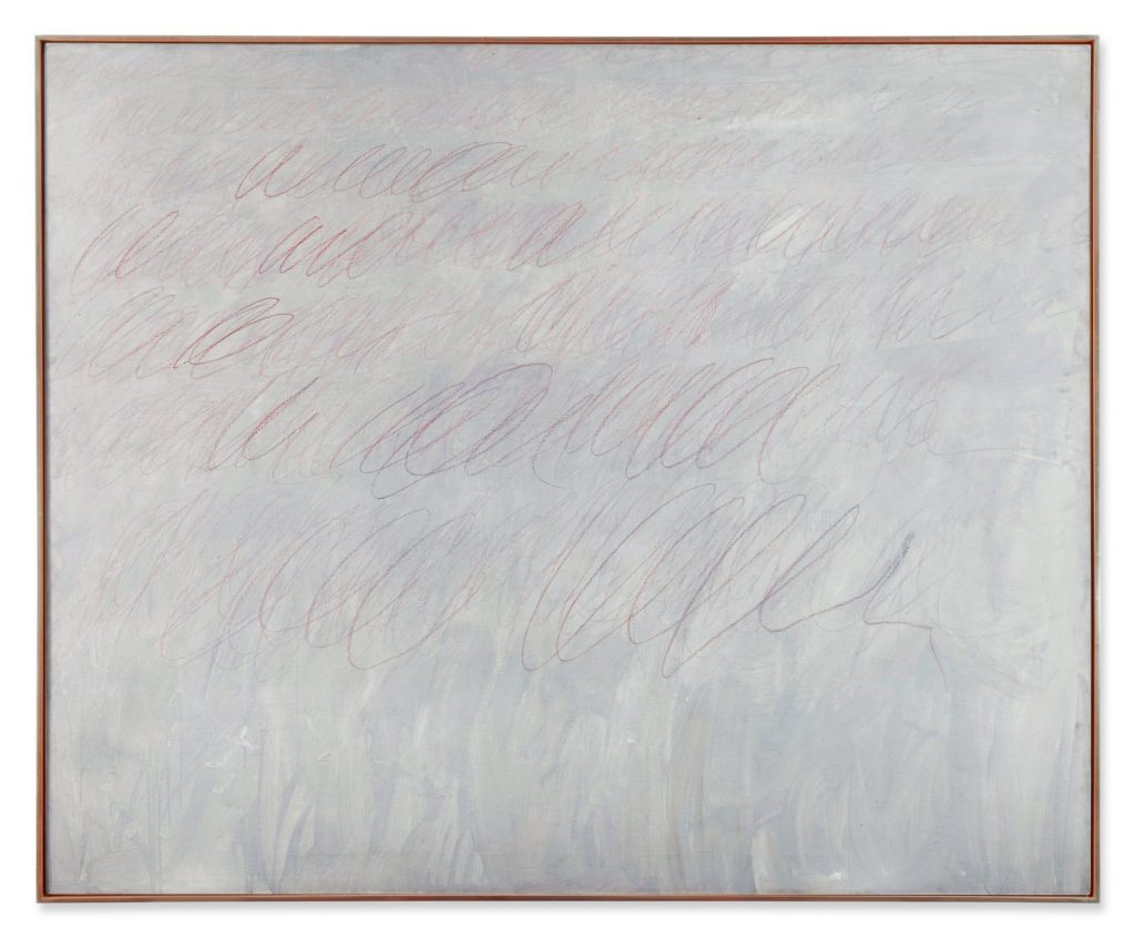Cy Twombly, <i>Untitled</i> (1970). Courtesy of Sotheby's.