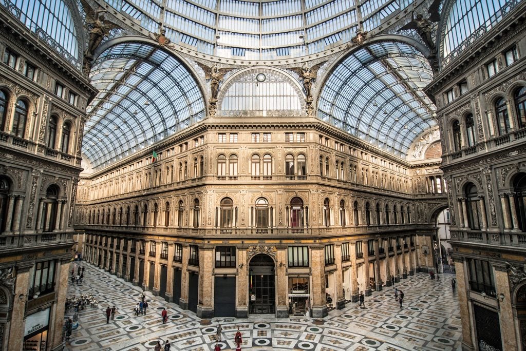 Galleria Umberto, Naples. (Photo by: Michele Stanzione/REDA&CO/Universal Images Group via Getty Images)