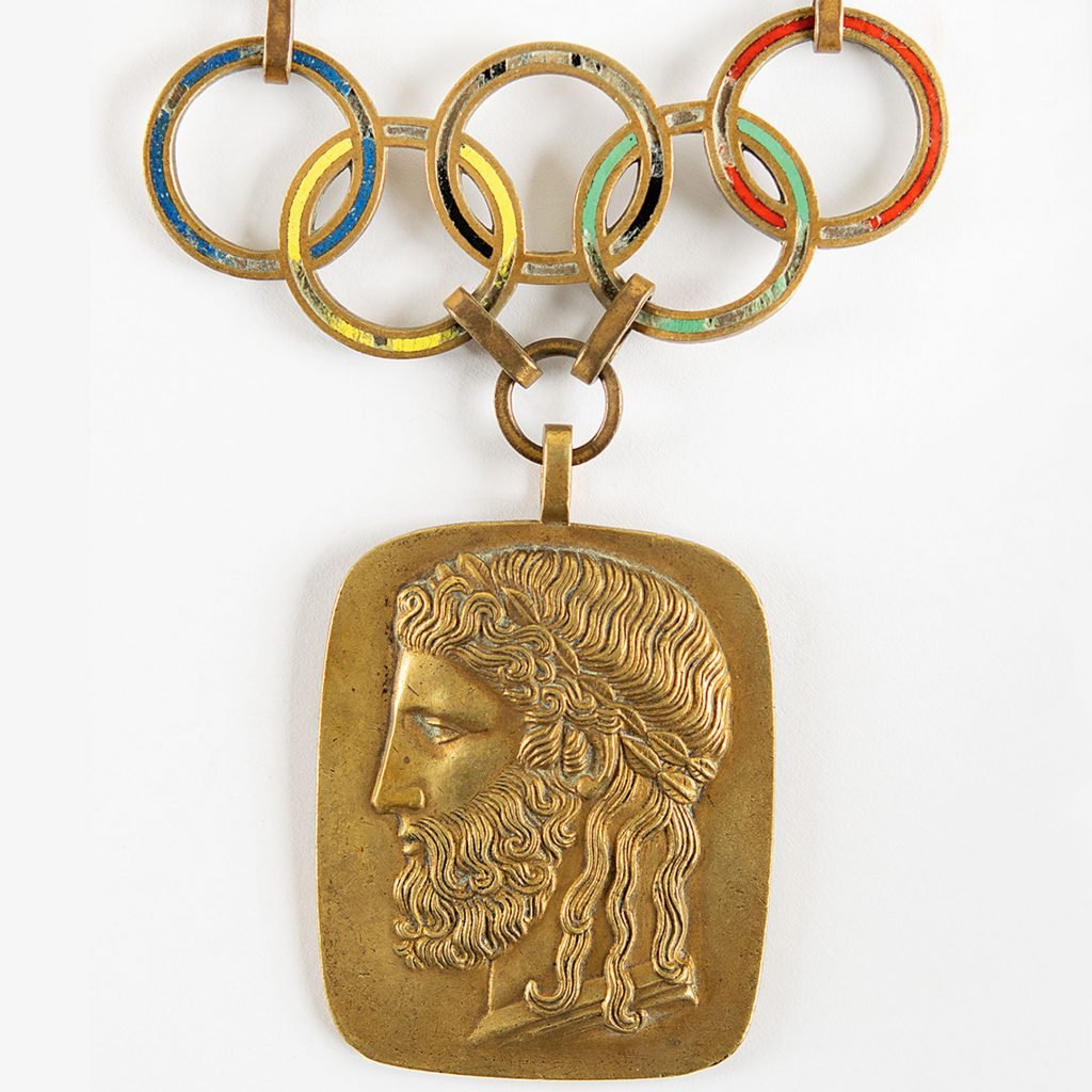 'Chain of Honor' worn by International Olympic Committee members at the 1936 games in Berlin (estimate: $25,000). Courtesy of RR Auction.