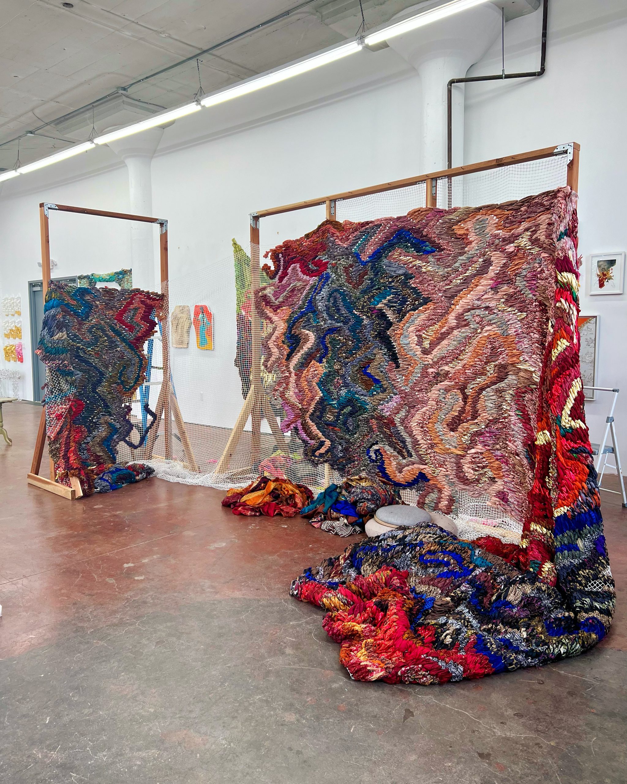 In Her Los Angeles Studio, Suchitra Mattai Weaves Vibrant Tapestries 