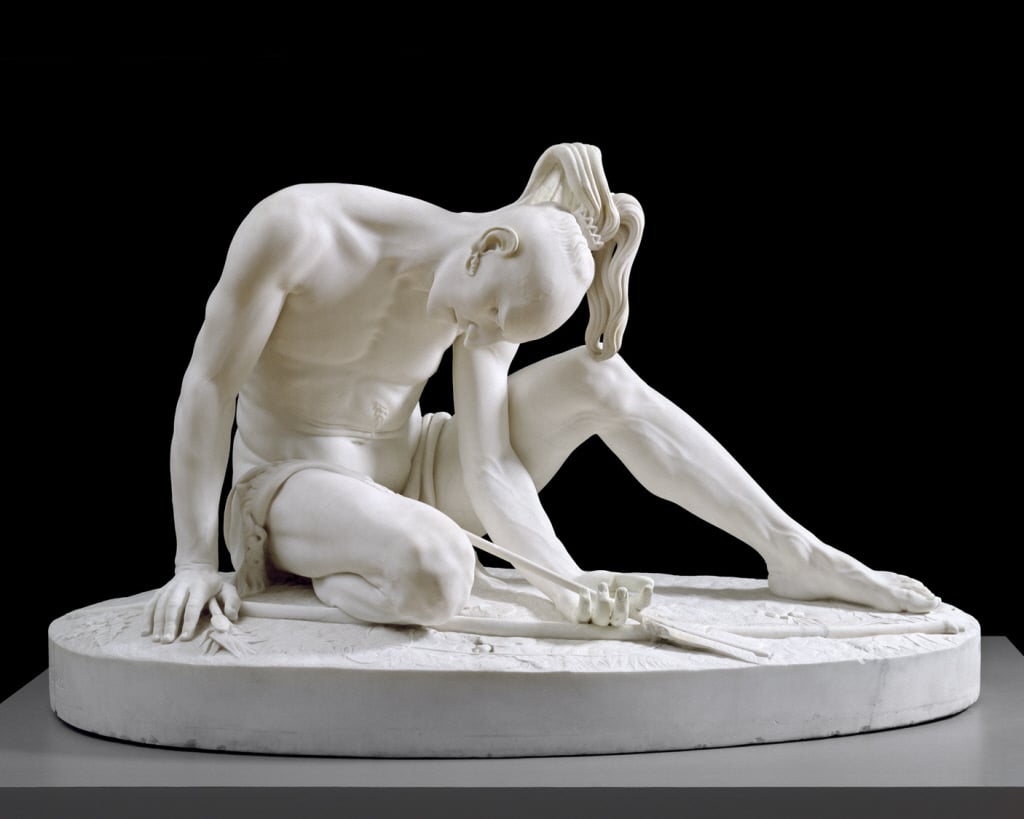 Peter Stephenson, <em>The Wounded Indian</em> (1850). Photo courtesy of Google Arts and Culture. 