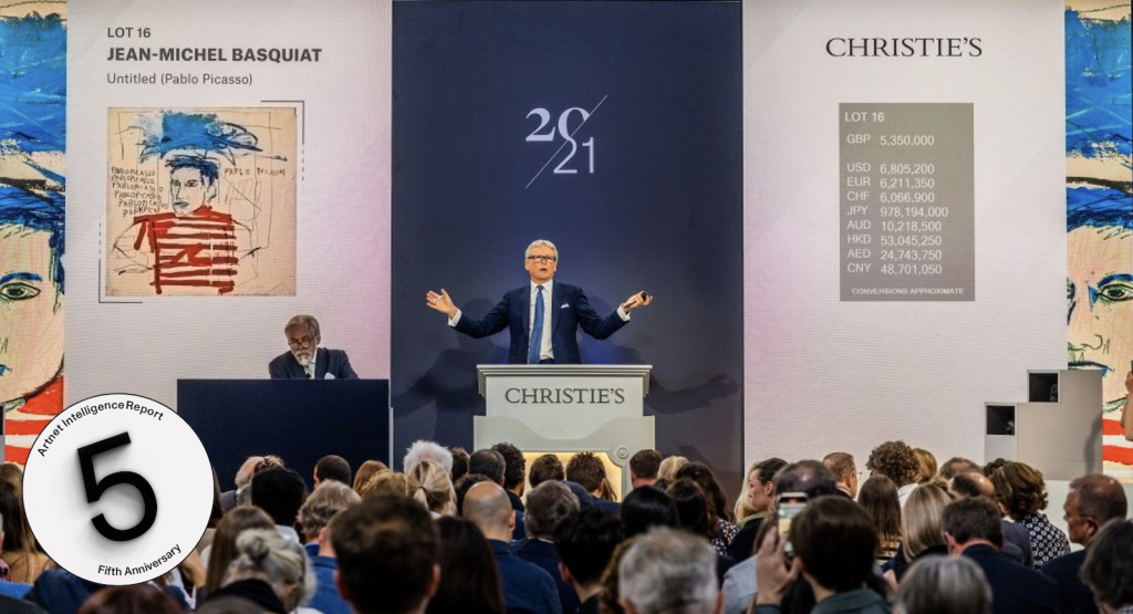 20th/21st Century London Evening Sale at Christies, London, June 28, 2023. Courtesy Christie's.