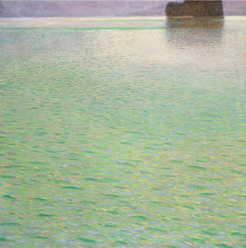 Gustsav Klimt, <i>Insel im Attersee (Island in the Attersee)</i> (1901–02). Courtesy of Sotheby's.