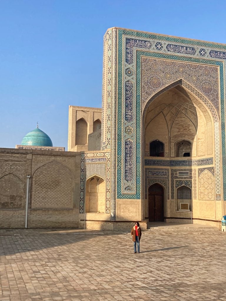 Raza traveling in Uzbekistan. 
