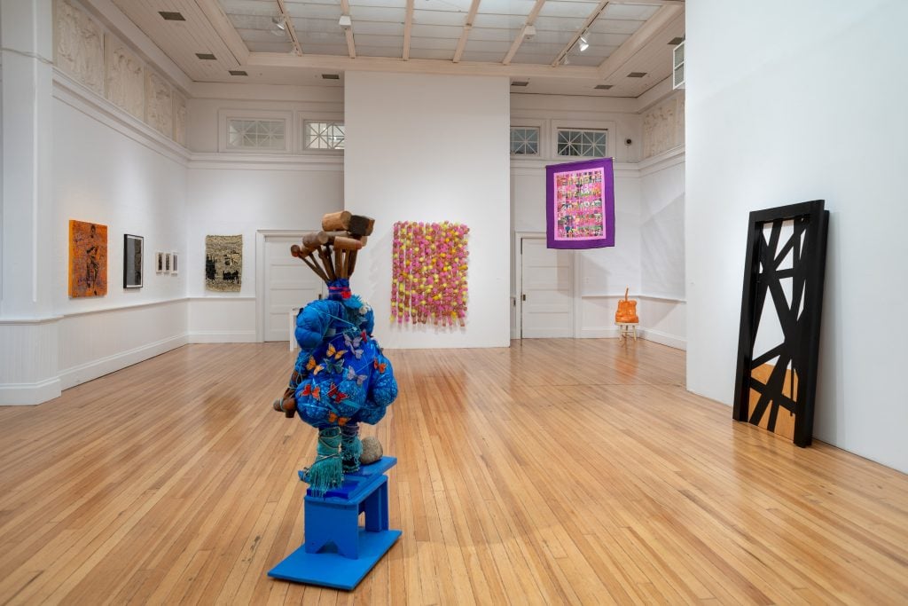 Installation view "Change Agents: Women Collectors Shaping the Art World" 2023. Courtesy of Southhampton Arts Center. 