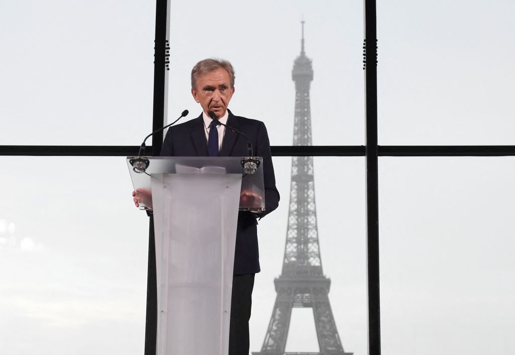 Bernard Arnault Photo by Julie de Rosa/AFP via Getty Images.