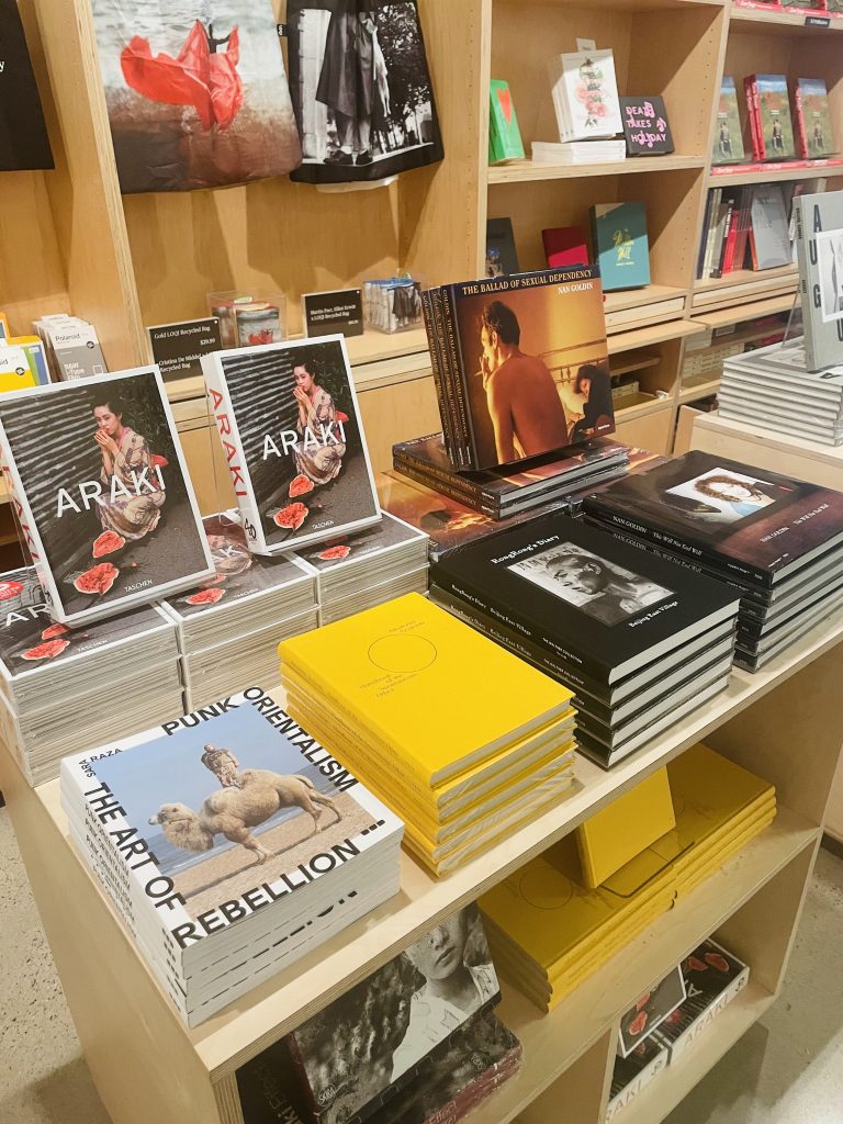 <i>Punk Orientalism</i> at the International Center of Photography bookstore. 