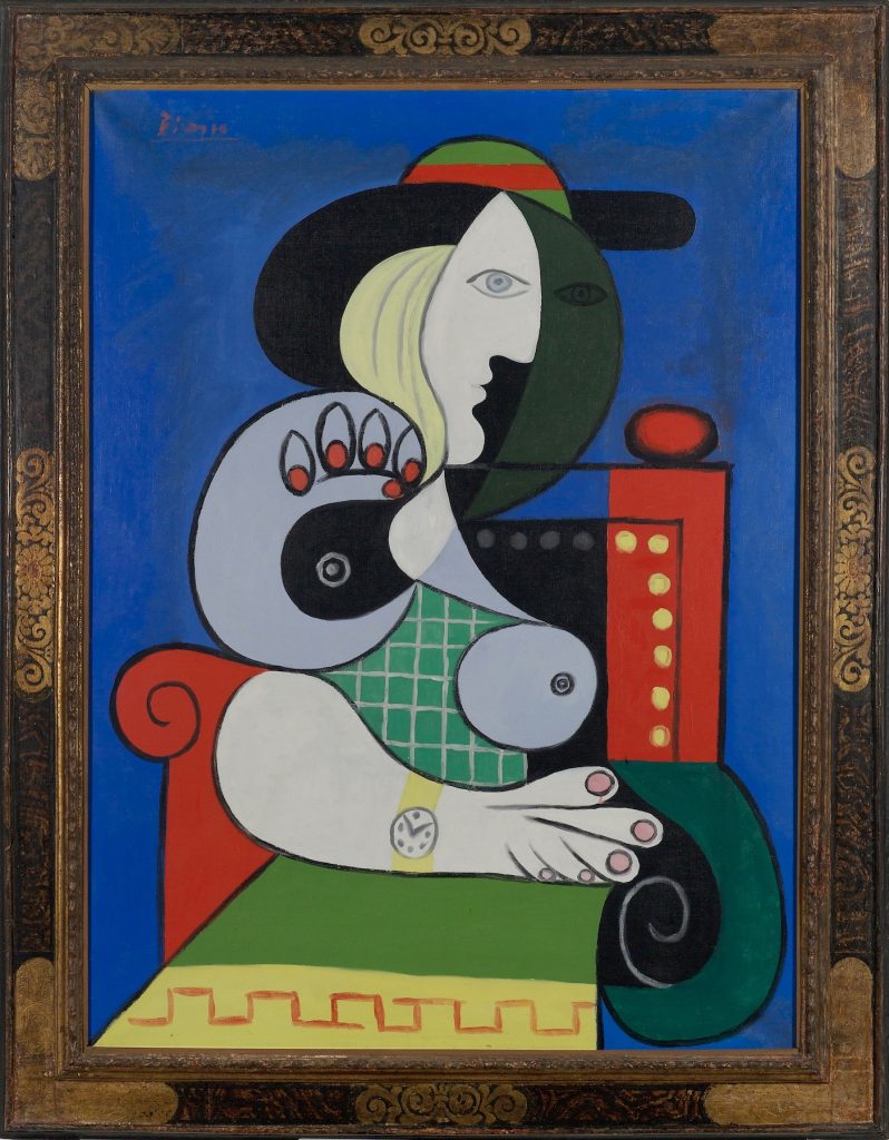 Pablo Picasso, <i>Femme a la Montre</i> (1932). Collection of Emily Fisher Landau © 2022 Estate of Pablo Picasso / Artists Rights Society (ARS), New York. Courtesy: The Norton Museum of Art