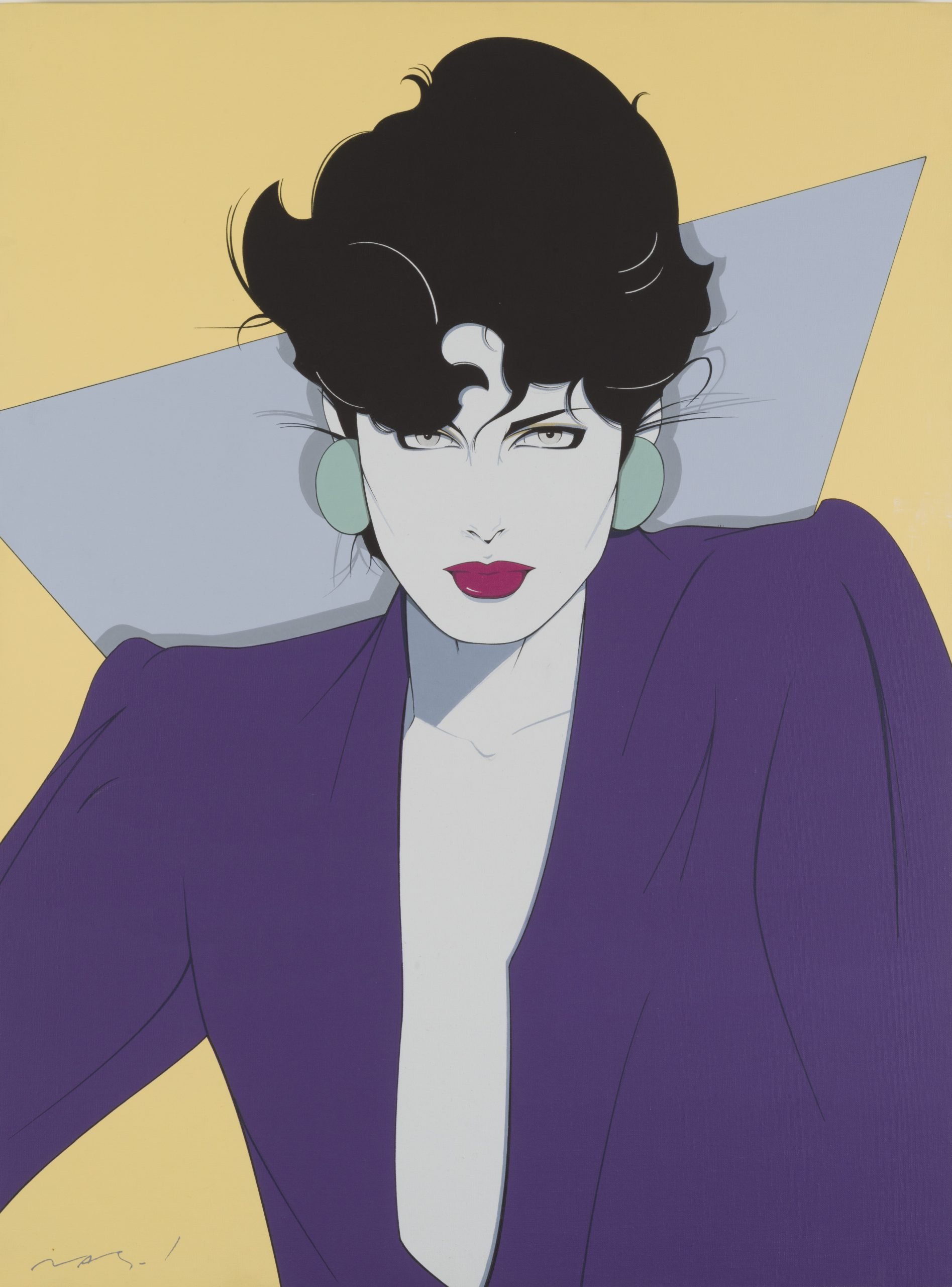 Patrick Nagel, Untitled (1982). Courtesy of Bonhams.