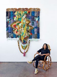 In Her Los Angeles Studio, Suchitra Mattai Weaves Vibrant Tapestries Out of Saris and Dreams Up 