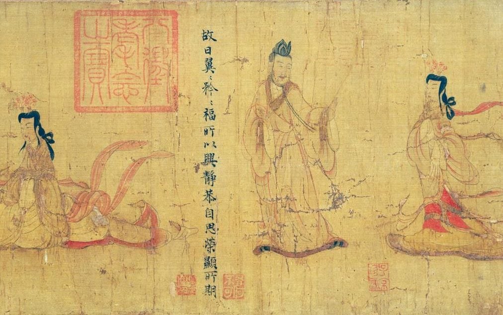Attributed to Gu Kaizhi, Admonitions of the Instructress to the Court Ladies (ca. 400–700). Collection of the British Museum, London.