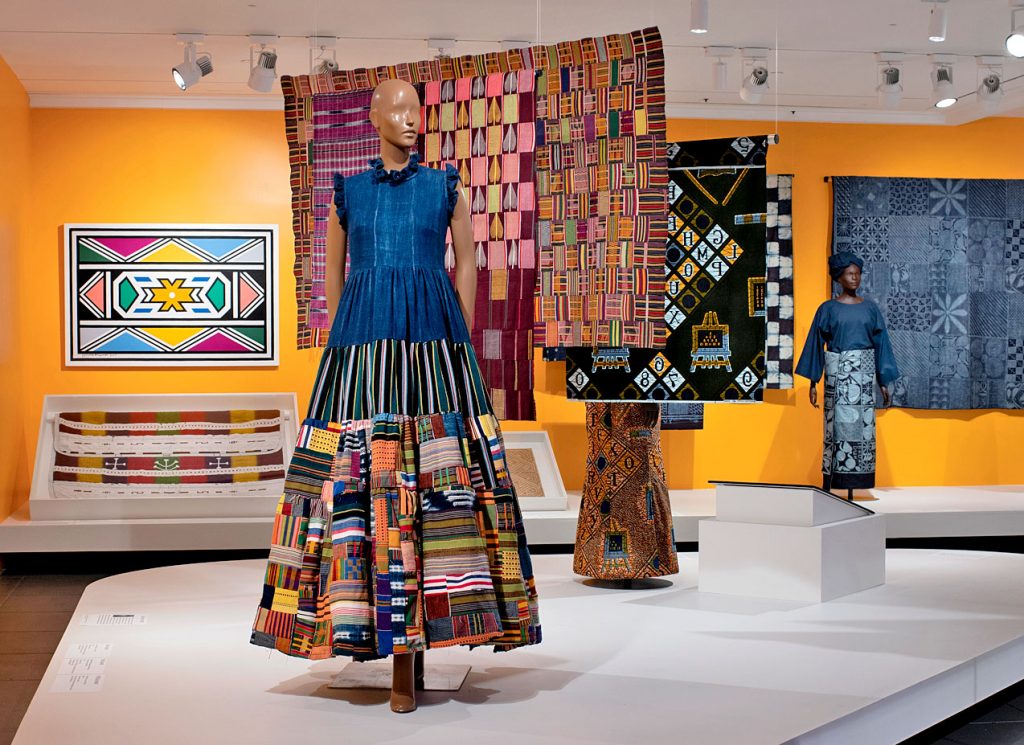 Installation view of "Africa Fashion." Courtesy of the Brooklyn Museum.