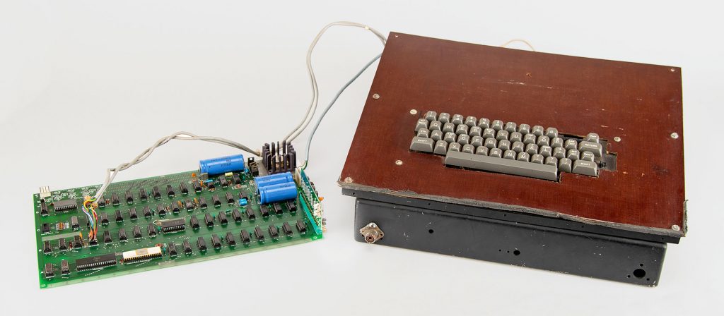 An Apple 1 computer, made in 1976, is up for grabs at auction. Courtesy of RR Auction.