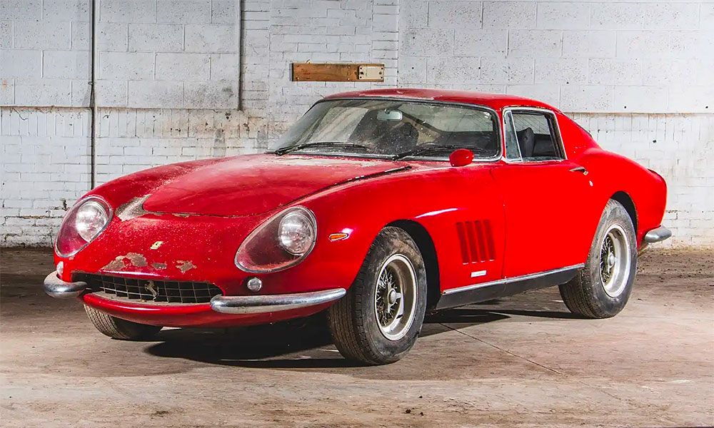 The 1965 Ferrari 275 is expected to bring the highest bid. Courtesy of RM Sotheby's.