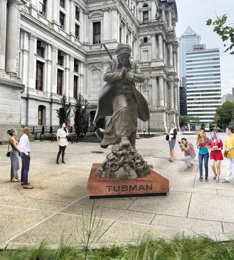 Alvin Pettit, Harriet Tubman monument proposal. Courtesy of the Philadelphia Office of Arts, Culture and the Creative Economy.
