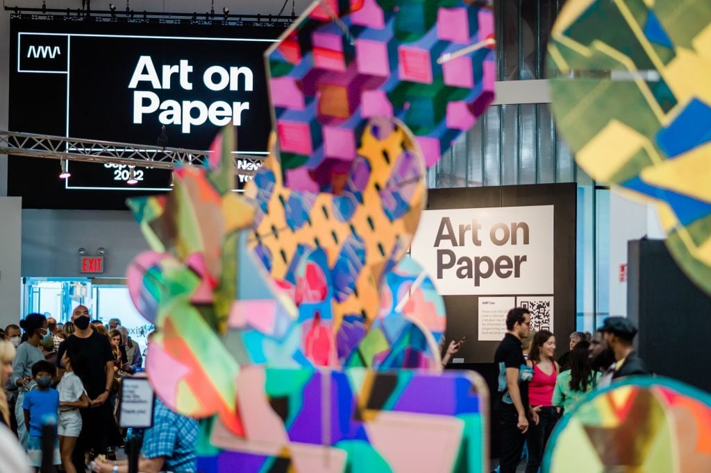 A view of Art on Paper in New York City. Courtesy of Art on Paper.