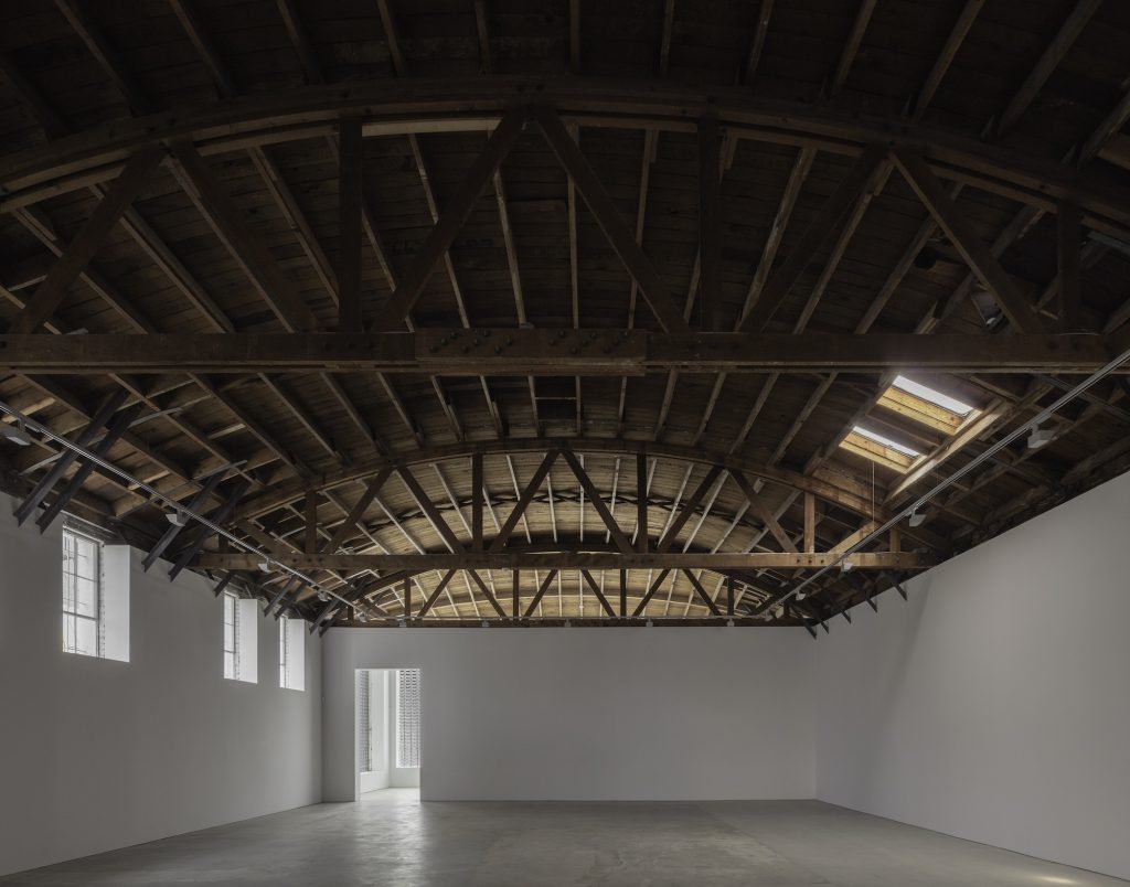 Interior of James Fuentes Gallery's new Los Angeles space, designed by Leong Leong.