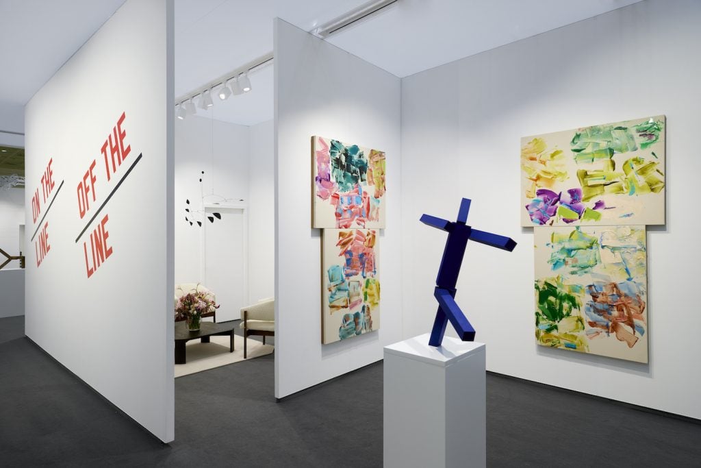 Installation view of Pace Gallery at Frieze Seoul. Courtesy of Pace Gallery.
