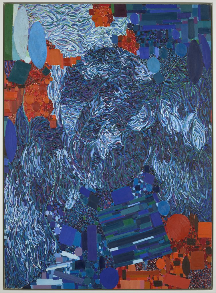 Lynne Drexler, Burst Blue (1969). © Estate of Lynne Drexler Image courtesy Berry Campbell, New York