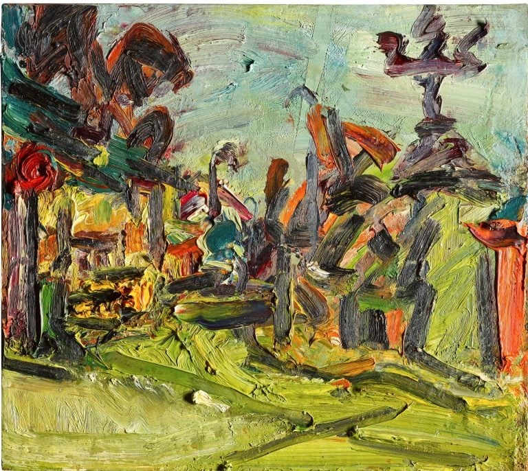 Frank Auerbach, Park Village East (1994). Courtesy of Offer Waterman. 