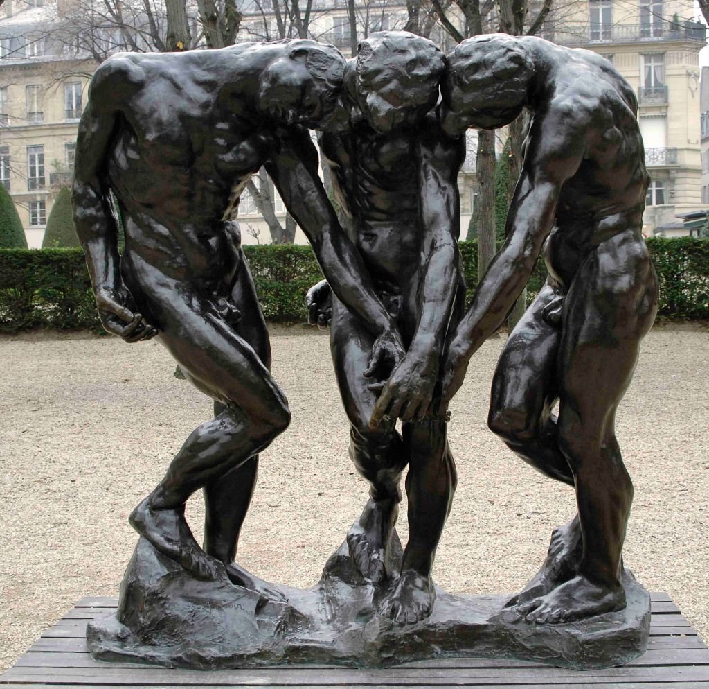 Auguste Rodin (1840-1917). French sculptor. The Three Shades, before 1886. Bronze. Garden of Sculptures. Rodin Museum, Paris, France. Photo by: PHAS/Universal Images Group via Getty Images.
