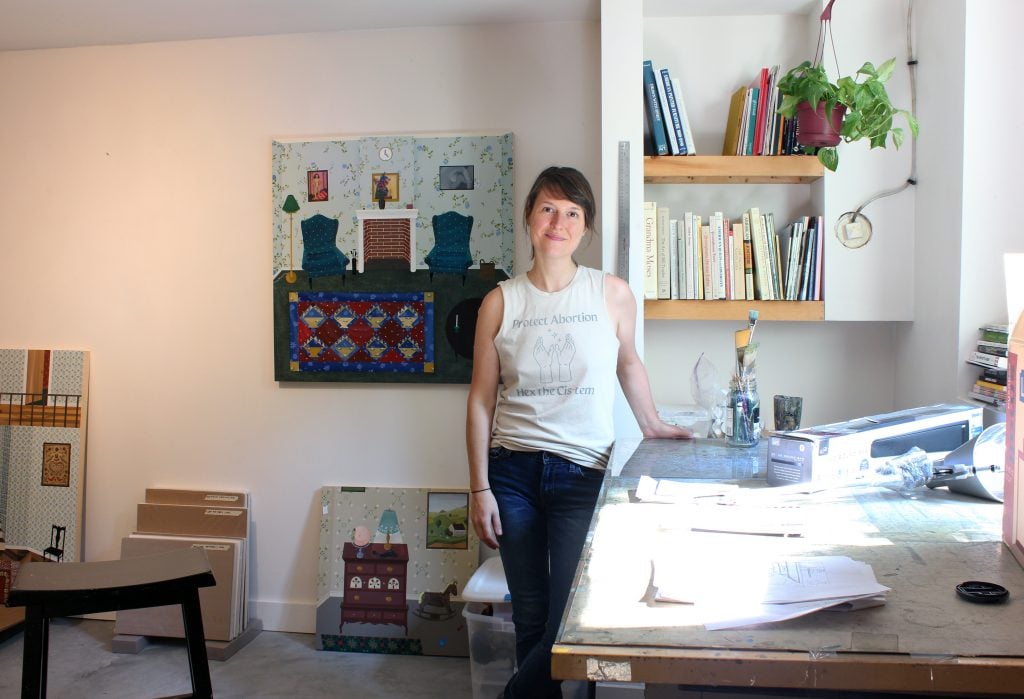 Anne Buckwalter in her studio, 2023. Courtesy of the artist.